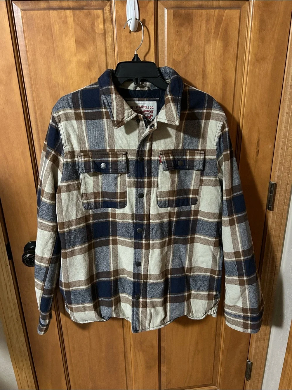 Men’s Levi’s Plaid Jacket Size Medium